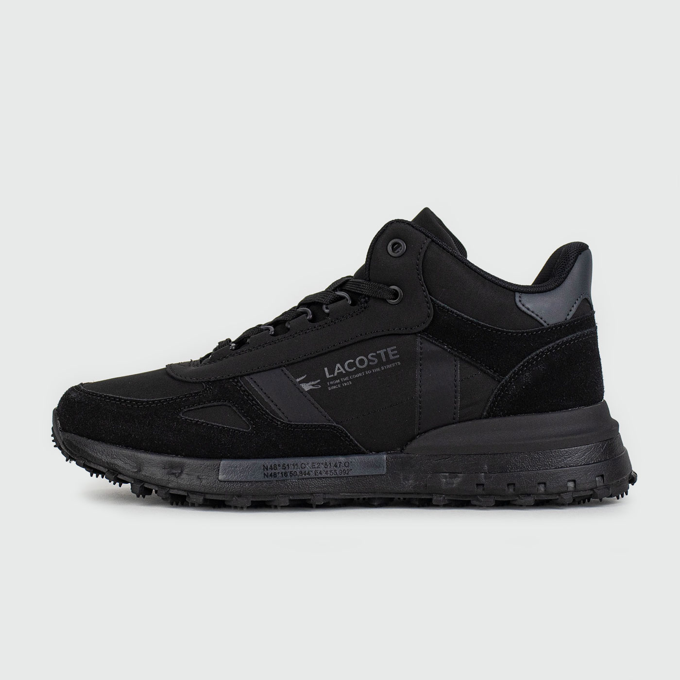 Lacoste Elite Active 224 Mid Black Thermo